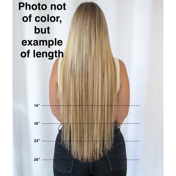 ~ NEW~ FIVE (5) packs of 26" ash blonde tape-in hair extensions - Picture 8 of 8